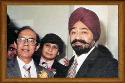 S Mohinder with Talat Mahmood